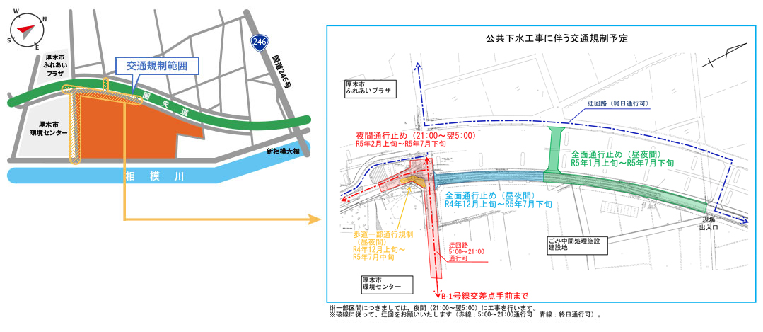 工事予定・交通規制
